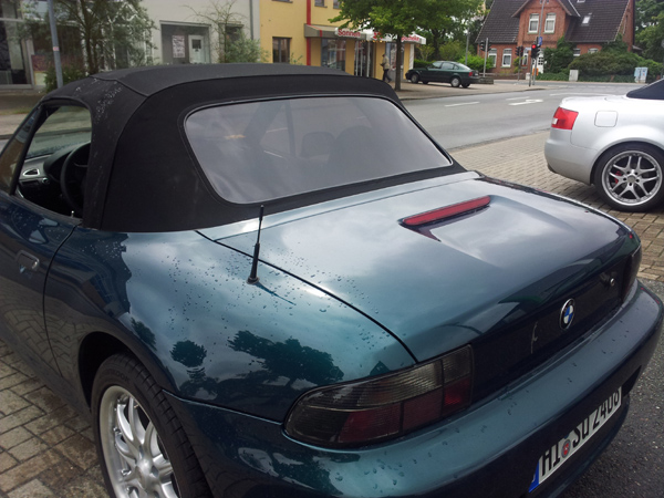 Bmw convertable rear window